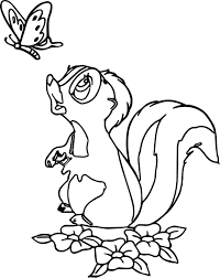 Awesome Bambi S Flower The Skunk Flower Butter Coloring Pages Free Printable Coloring Sheets Free Printable Coloring Coloring Pages
