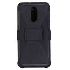 For LG Q Stylo 4 PC + Silicone Back ...