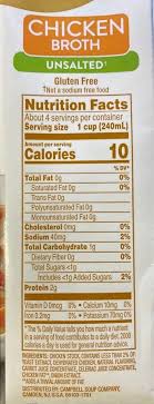 It literally has four ingredients! Swanson Broth Chicken
