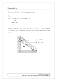 Halo adik adik yang baik, nah pada kesempatan kali ini kakak ingin membagikan beberapa contoh soal yang mungkin adik adik butuhkan, soal kali ini adalah soal uas matematika semester ganjil, yang dibuat khusus untuk adik adik kelas xi sma/ma. B Menentukan Model Matematika Dari Soal Cerita