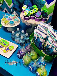 Monster Inc Themed Baby Shower 2chicksandaparty Facebook