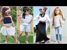 2 ملابس أطفال بنات شيك 2018 أجمل ملابس البنوتات الصغيرين أحلى الأطقم للبنات الصغار Youtube Capri Pants Fashion Pants