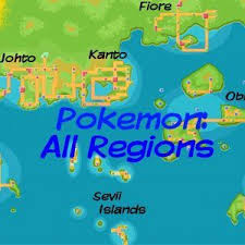 World Map Showing Tokyo Japan New Map Of The Pokemon World Kanto Johto Hoenn Sinnoh Unova Kalos New C D Global Map Tokyo Japan Europe Map