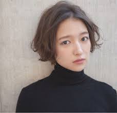 前髪別にヘアカタログをチェック ボブヘアで女っぷり上げてこ hair ボブパーマ パーマ ショートボブ