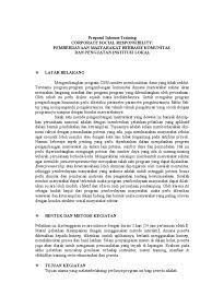 Budidaya lele metode bioflock dan sscs sebagai sebuah perusahaan yang bergerak di bidang human capital, ptc mempunyai kewajiban. Proposal Csr Pemberdayaan Masyarakat Pigura