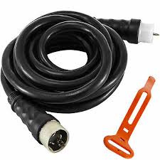 Includes a carrying strap that makes transportation between work site easy. Generator Power Cord 25 Ft 50 Amp Locking Male Plug To Cs6364 Locking Connector Ebay