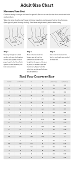 Converse Shoes Size Chart Uptown Greek