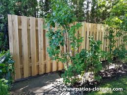 Maybe you would like to learn more about one of these? Good Neighbor Cedar Fence 5 High With 2 Horizontal 2x4 With Metal Post Caps Patios Et Clotures Beaulieu