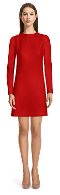 Full star full star full star full star half star. Red Long Sleeve Crew Neck Shift Short Dress 79 Sumissura