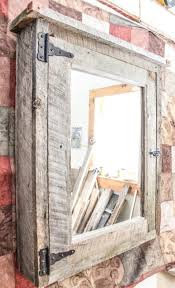 The most common rustic medicine cabinet material is wood. Handmade Medicine Cabinet With Mirror In 2020 Rustic Bathroom Mirrors Rustic Medicine Cabinets Bathroom Medicine Cabinet Mirror