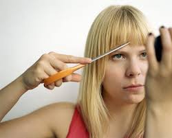 How to cut your own bangs. How To Cut Your Bangs At Home Because Sometimes It Has To Happen Hellogiggles