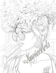 Coloring pages of american girl dolls. Curly Girl Around Town Xavierarts