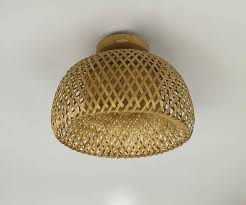 Bamboo Hat Shaped Flush Mount Lighting Fixture Ceiling Lamp Semi Flush Lighting Four Versions 110 240v 50 60hz Free Shipping Worldwide Flush Mount Lighting Ceiling Lamp Bamboo Hats