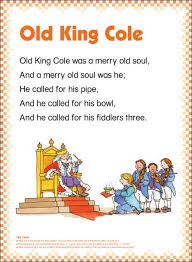 Oh there's none so rare, as can compare (with) king cole and his fiddlers three. 13 Nursery Rhyme Old King Cole Ideas Old King Rhymes Nursery Rhymes