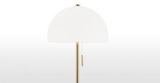 glass collet staande lamp messing en opaalglas made com vloerlamp woonaccessoires messing