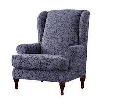 Maybe you would like to learn more about one of these? Weenine 2 Piece Stretch Spandex Fabric Wing Back Wingback Armchair Chair Slipcovers Black Wing Chair Armchair Slipcovers Home Kitchen Poglebiarka Pl