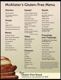 Mcalister S Gf Menu Gluten Free Menu Gluten Free Wheat Free Paleo Gluten Free