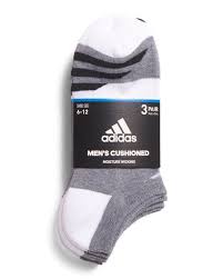 Adidas 3 Pair Mens No Show Cushioned Socks Moisture Wicking White Sz L 14 Adidas Sportscasualnoshow Adidas Men Adidas No Show Socks