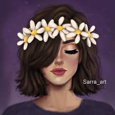 ويبقى ل ذلت الشعر الق صير جآذبيه خاصه مع اني من عشاق الشعر ال Girly Drawings Girly Art Sarra Art