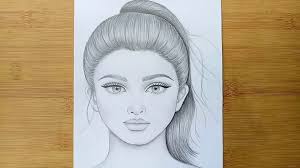 Easy, step by step ponytail drawing tutorial. A Pretty Girl With Ponytail Hairstyle Drawing By A Pencil For Beginners Video Dailymotion
