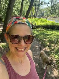 Completed a hot day hike with pup