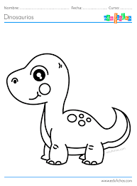 Dibujos Para Colorear Dinosaurios