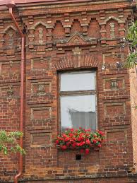 Flowers At The Window Kaunas Baltic Countries Vilnius