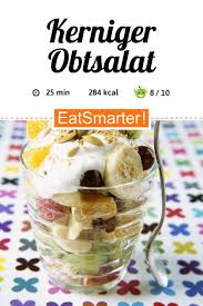 Kerniger Obstsalat Mit Joghurt Rezept Obstsalat Mit Joghurt Obstsalat Rezepte Mit Obst