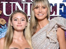 Leni klum, who springs from a relationship with f1 boss flavio briatore and heidi klum, was born into a family that breathes show business. Leni Klum Erster Roter Teppich Konkurrenz Fur Mama Heidi