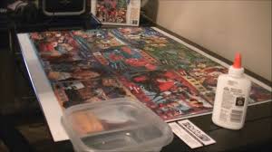 Some of the steps included in this are mentioned below Glue And Frame Puzzle With Cheap School Glue Tutorial Youtube