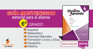 Para todos los grados guías montenegro para el docente. Material Educativo Guia Montenegro Material Para El Alumno 6Âº Grado Primaria