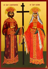 Sfantul constantin a fost fiul imparatului constantius chlorus si al elenei. Icoana B1 Sfintii Imparati Constantin Si Elena Magazin Mmb