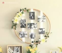 Go out there and turn. Diy Hula Hoop Wreath With Photos Is Beautiful And Easy On The Budget