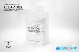 Sample free box and bag free mockup scene created in 20 objects (in differient positions) in separate psd files. Creativemarket 08 Clear Container Packaging Mockups 3762467