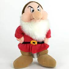 Disney Snow White And The 7 Dwarfs Grumpy Plush Doll 11 Collectible Vintage 90s Plush Dolls Plush 7 Dwarfs