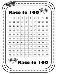 A christmas math game makes learning fun right before the holidays. Race To 100 Pdf Google Drive Summer School Math Math Games For Kids Education Math