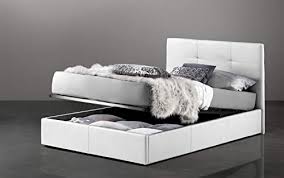 Perché il letto 1 piazza e mezza non è solo un complemento di arredo. Single Bed And A Half With Padded Storage Compartment Imitation Leather Covering Mustard Yellow Color Dafne Italian Design