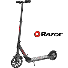 Razor Power A5 Black Label 22 Volt Lithium Ion Electric Powered Scooter For Ages 8 And Speeds Up To 10 Mph