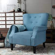 Maybe you would like to learn more about one of these? Lokatse Turquoise Blue Upholstery Arm Chair Ac18800b The Home Depot