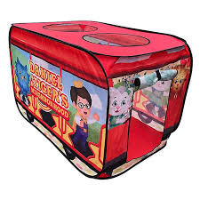 Watch daniel tiger's neighborhood show online full episodes for free. M M Enterprises Daniel Tiger S Neighborhood Trolley Pop Up Tent In Red Bed Bath Beyond