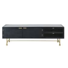 Anthracite Grey Metal 2 Door 2 Drawer Tv Unit Rockefeller On Maisons Du Monde Take Your Pick From Our Furnit In 2020 Tv Unit Decor Art Deco Living Room Wooden Tv Unit