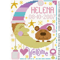 This pdf counted cross stitch pattern available for instant download. New Baby Boy Girl Br Ban025 Prt Barbara Ana Designs Ban025 Prt Creative Poppy Publishing Wholesale Mobile Version