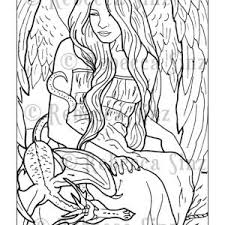 Collection of nine free printable patriotic dot coloring pages are fantastically fun & engaging. Druid Skull Gothic Fantasy Coloring Book Page Elvenstarart