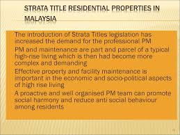 Strata title was introduced to australia in 1961 and has since spread to other countries around the world. Managing Residential Property Ppt Download