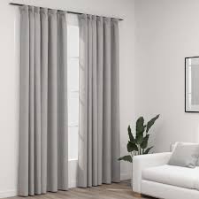 gordijnen grijs 140x225cm incl lw led klok gordijn raambekleding gordijnen kant grijze gordijnen gordijnen woonkamer gordijnen