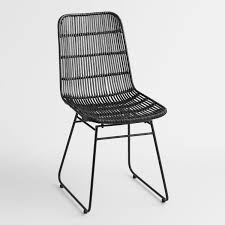 Black Wicker Emily Chair Wicker Dining Chairs World Market Dining Chairs Retro Dining Chairs