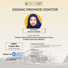 Savesave kelayakan untuk menjadi seorang doktor for later. S3 Psikologi Pendidikan Islam Umy Posts Facebook