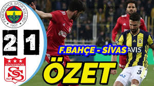 Peki, fenerbahçe sivas maçı ne zaman, saat kaçta, hangi kanalda olacak? Fenerbahce 2 1 Demir Grup Sivasspor Mac Ozeti Alaturka Online