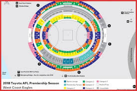 Seating Plan Perth Stadium