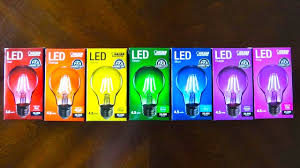 Feit Colored Filament Led Light Bulbs Youtube
